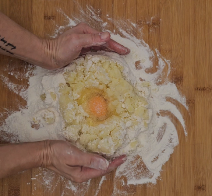 Gnocchi alla Sorrentina Preparation - Step 3