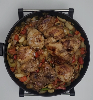 Jamiacan Brown Stew Chicken Preparation - Step 5