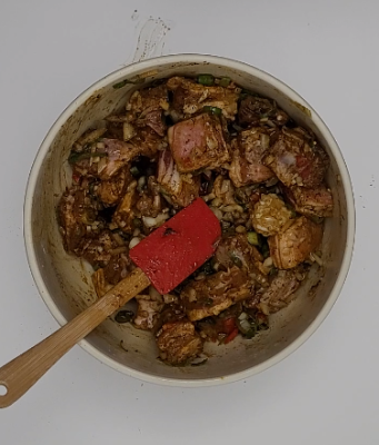 Jamaican Goat Curry Stew Preparation - Step 2